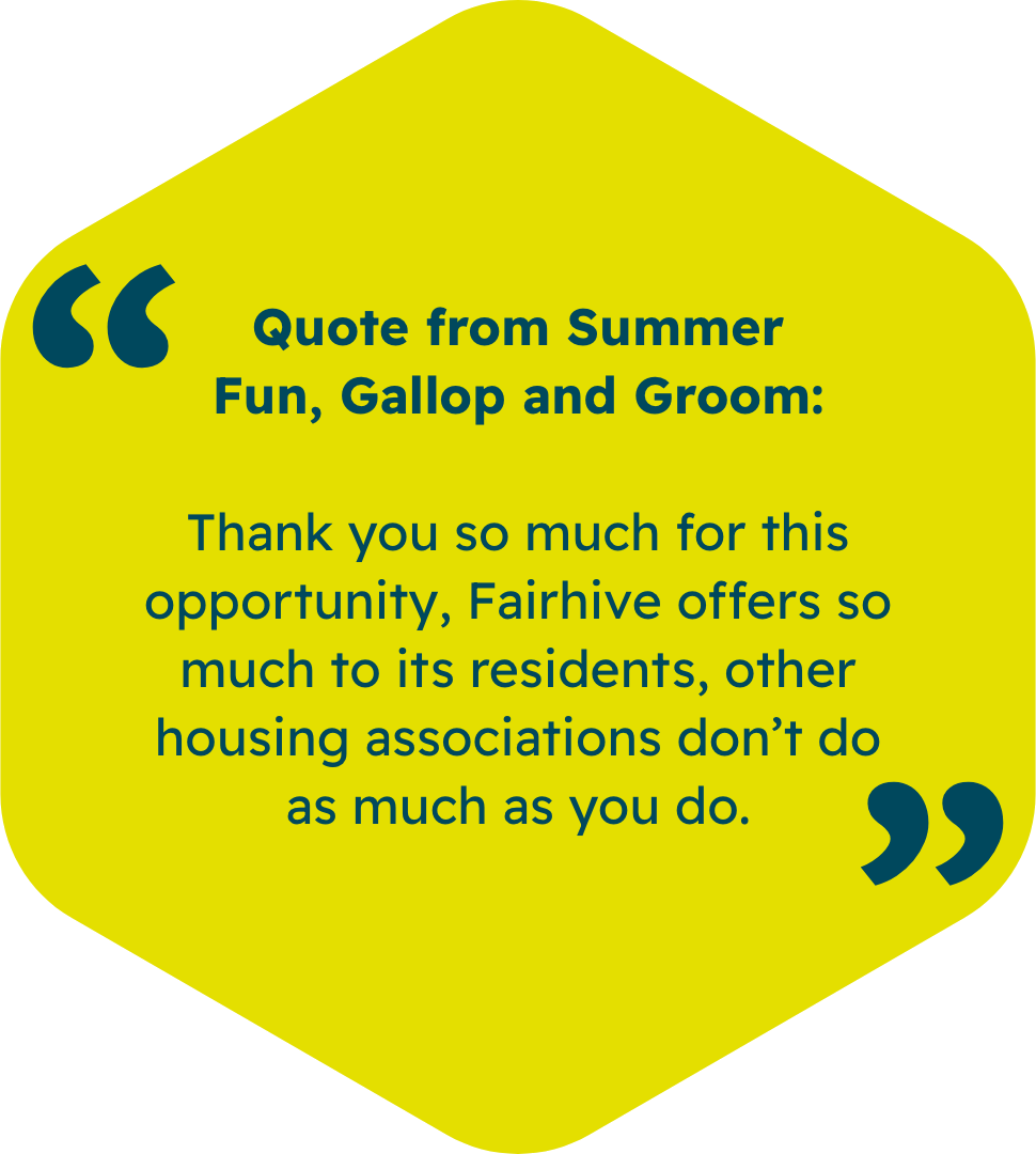 Quote from Summer Fun, Gallop and Groom